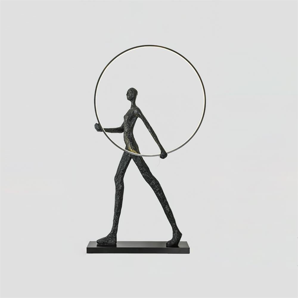 Sculpture Floor Lamp Artistic Steel LED Living Room Bedroom Office