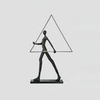 Sculpture Floor Lamp Artistic Steel LED Living Room Bedroom Office