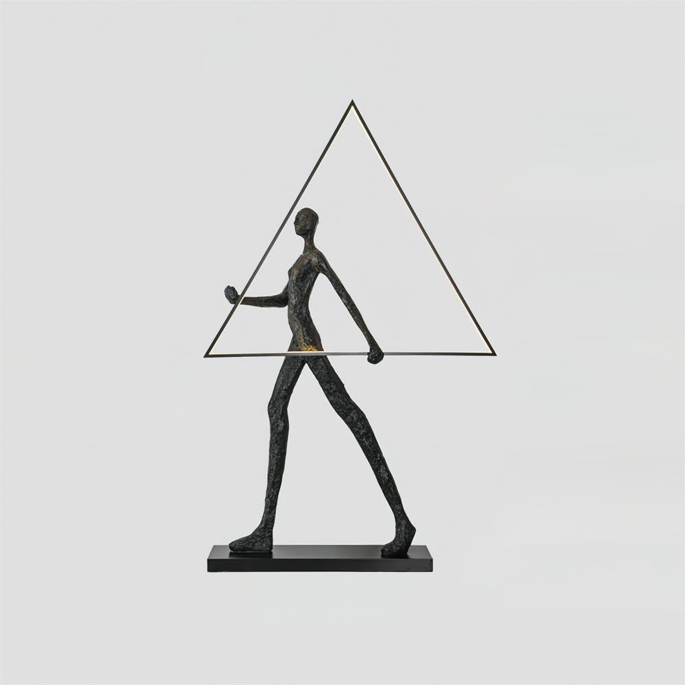 Sculpture Floor Lamp Artistic Steel LED Living Room Bedroom Office