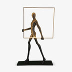 Sculpture floor lamp artistic steel LED living room bedroom office — 59 inch 6 models US plug