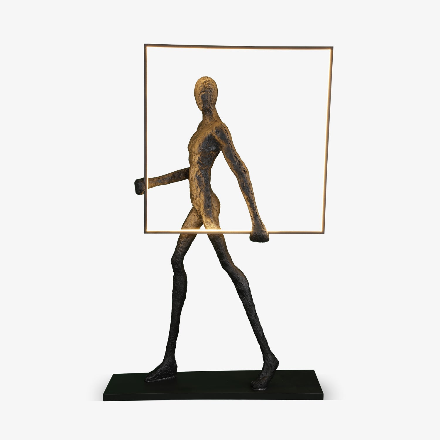 Sculpture floor lamp artistic steel LED living room bedroom office — 59 inch 6 models US plug