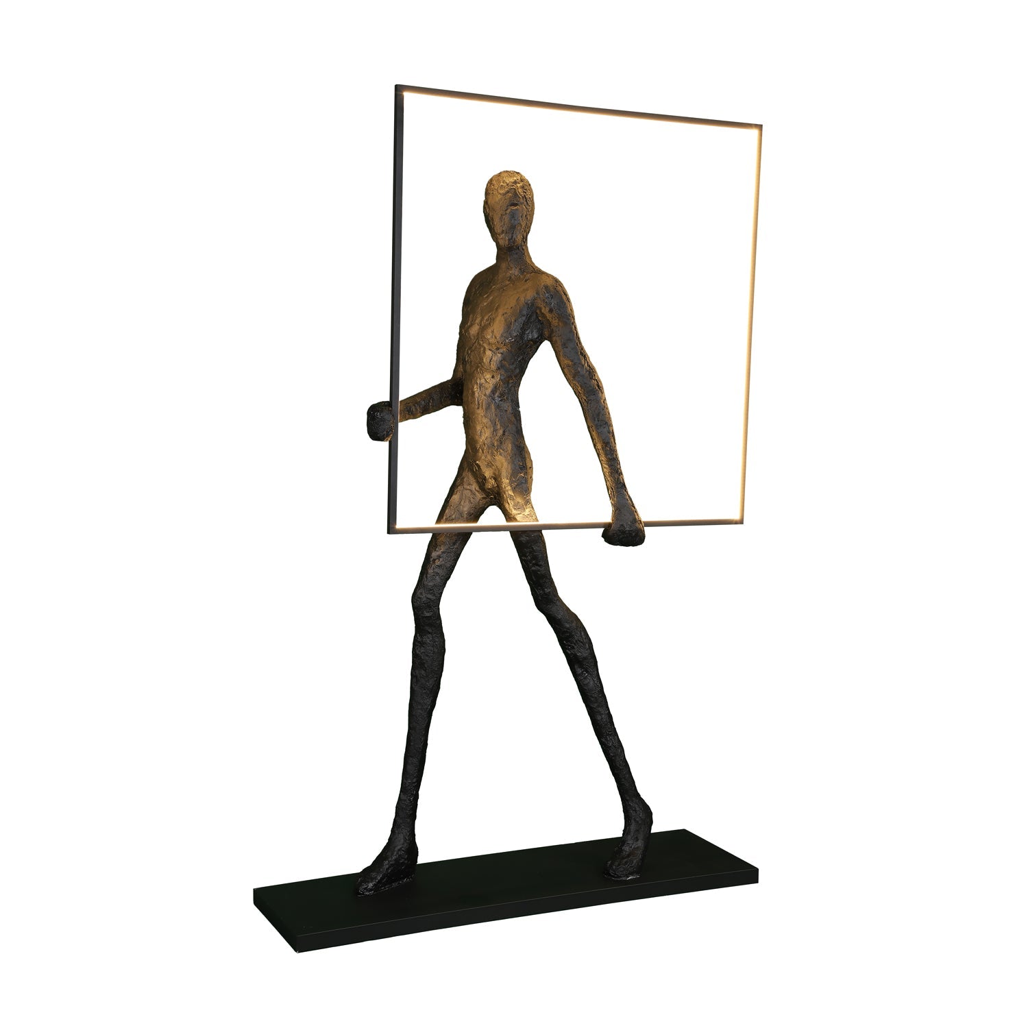 Sculpture Floor Lamp Artistic Steel LED Living Room Bedroom Office
