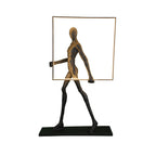 Sculpture Floor Lamp Artistic Steel LED Living Room Bedroom Office