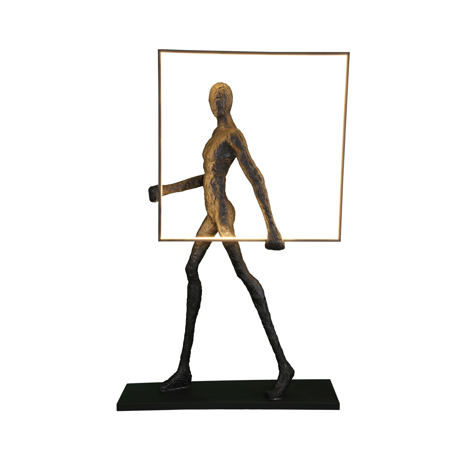 Sculpture Floor Lamp Artistic Steel LED Living Room Bedroom Office