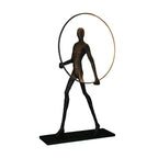 Sculpture Floor Lamp Artistic Steel LED Living Room Bedroom Office