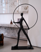 Sculpture Floor Lamp Artistic Steel LED Living Room Bedroom Office