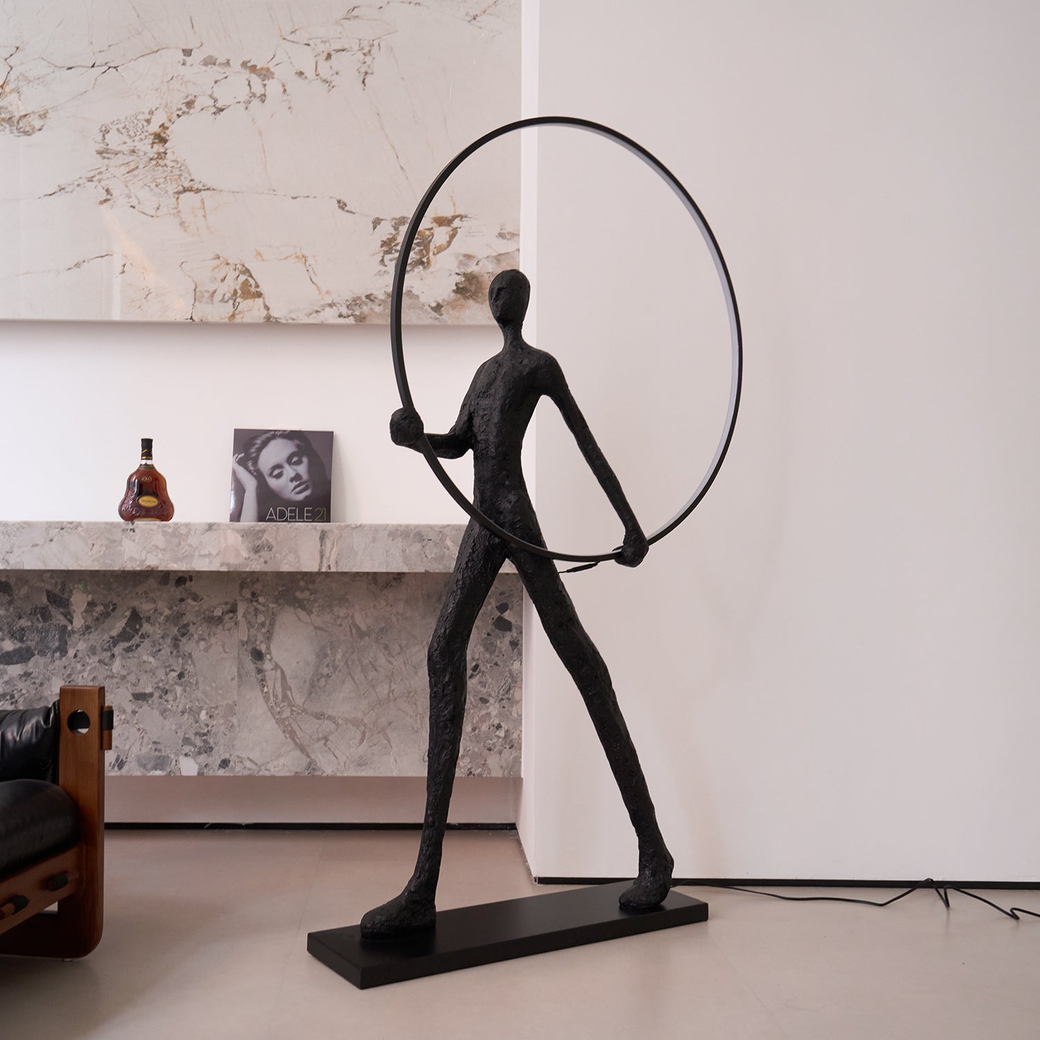 Sculpture Floor Lamp Artistic Steel LED Living Room Bedroom Office