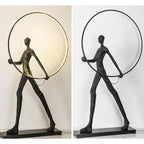 Sculpture Floor Lamp Artistic Steel LED Living Room Bedroom Office