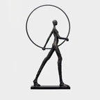 Sculpture Floor Lamp Artistic Steel LED Living Room Bedroom Office