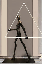 Sculpture Floor Lamp Artistic Steel LED Living Room Bedroom Office