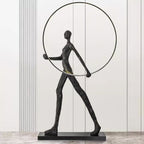 Sculpture Floor Lamp Artistic Steel LED Living Room Bedroom Office