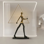 Sculpture Floor Lamp Artistic Steel LED Living Room Bedroom Office