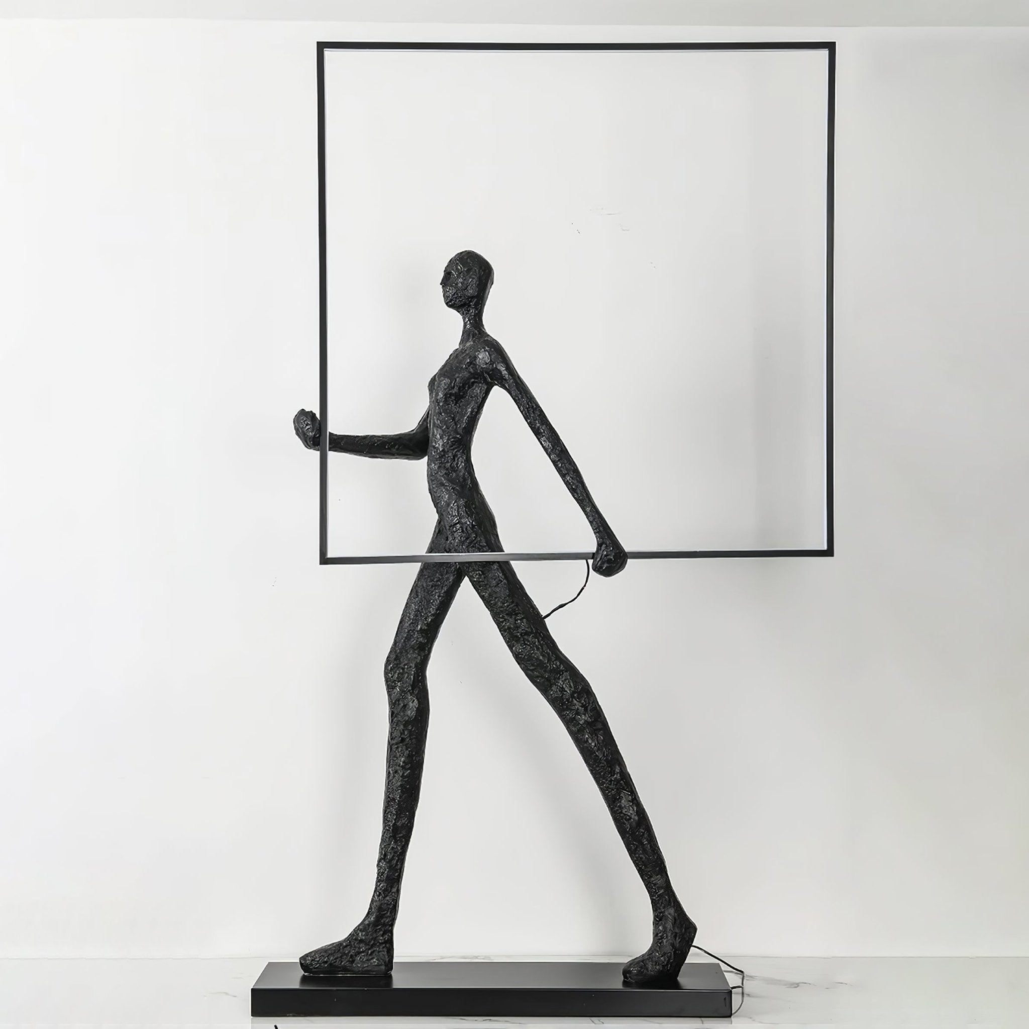 Sculpture Floor Lamp Artistic Steel LED Living Room Bedroom Office