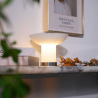 Rechargeable Alabaster LED Table Lamp Cordless