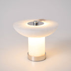 Rechargeable Alabaster LED Table Lamp Cordless