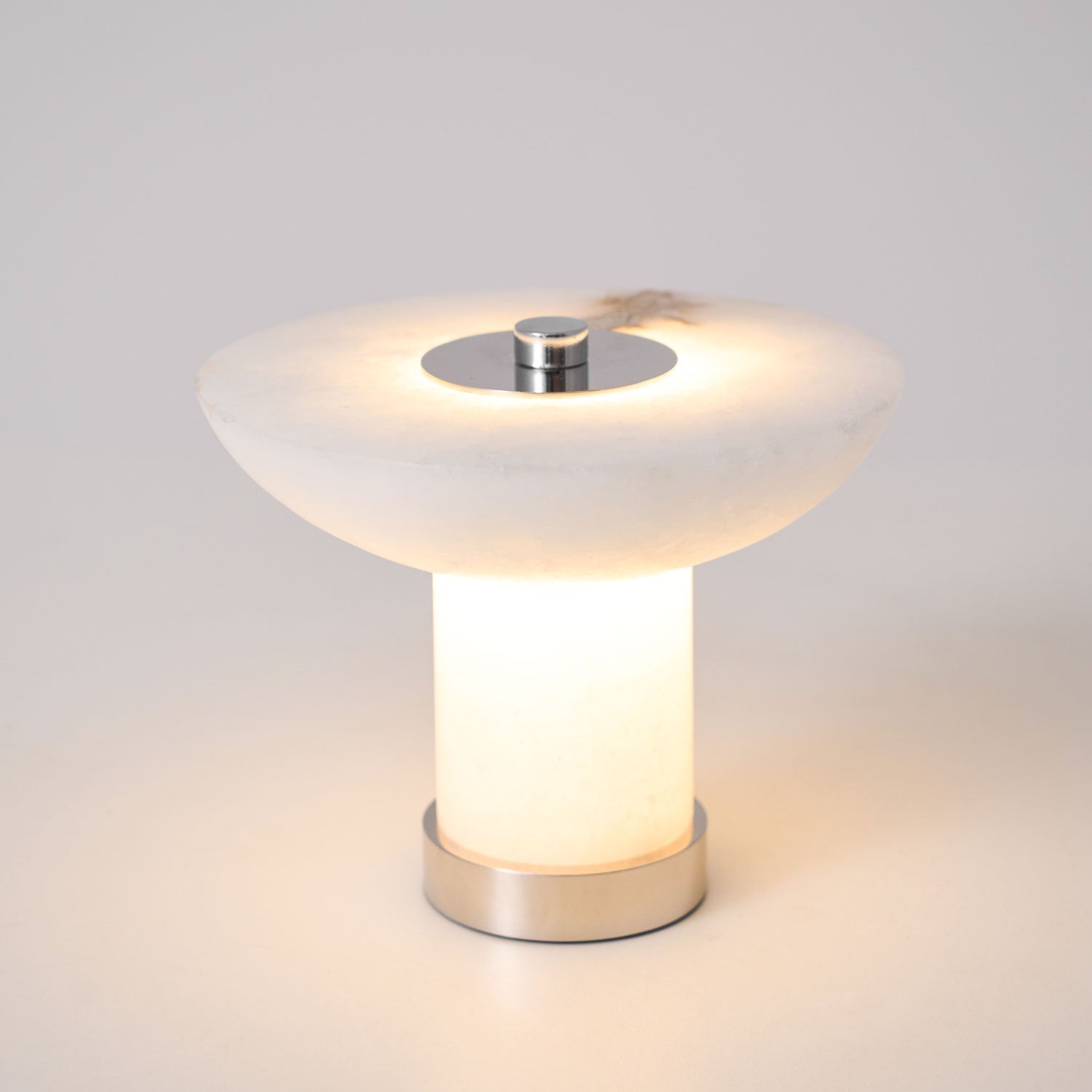 Rechargeable Alabaster LED Table Lamp Cordless