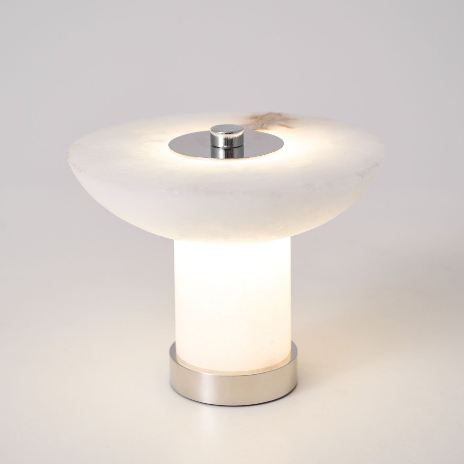 Rechargeable Alabaster LED Table Lamp Cordless