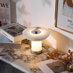 Rechargeable Alabaster LED Table Lamp Cordless