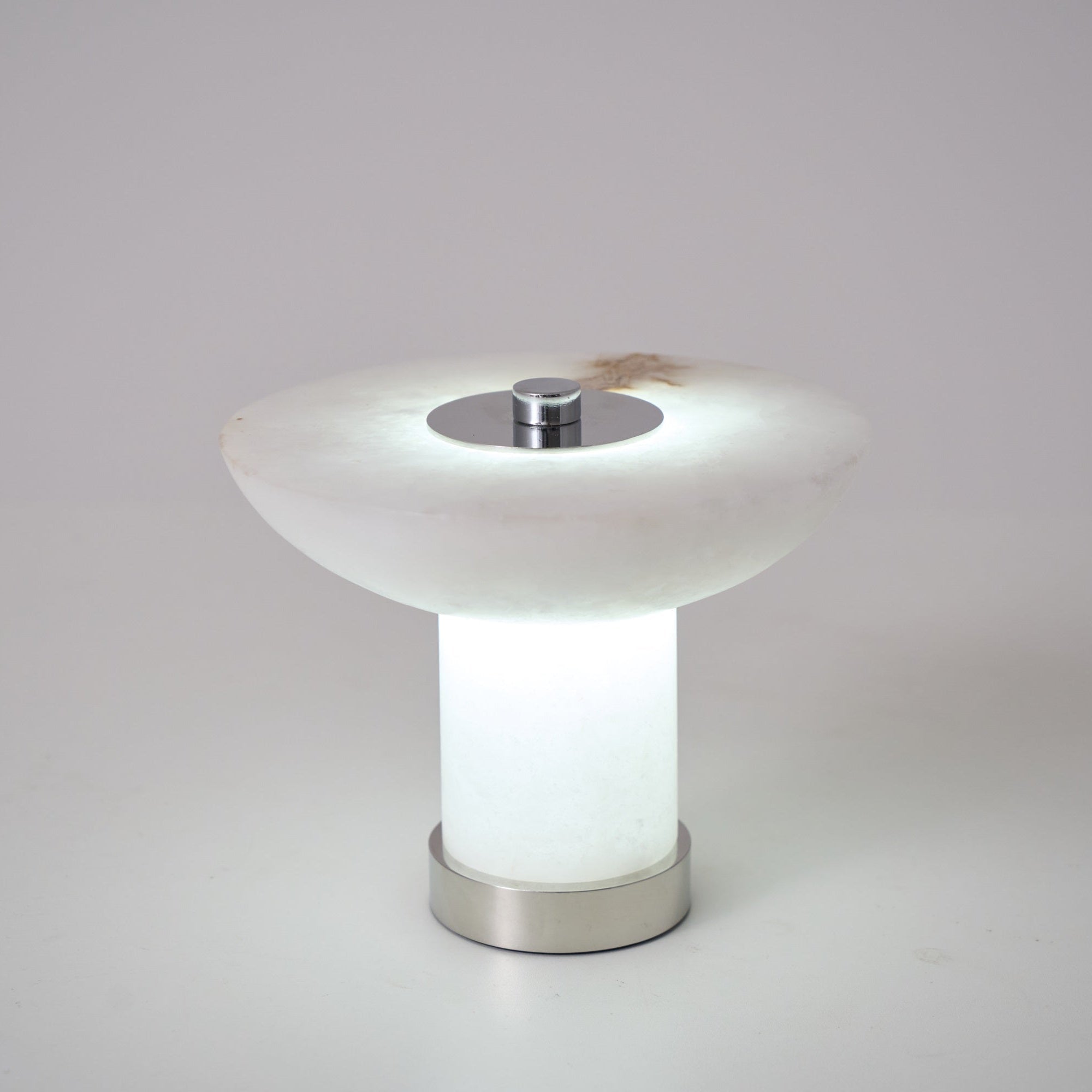 Rechargeable Alabaster LED Table Lamp Cordless