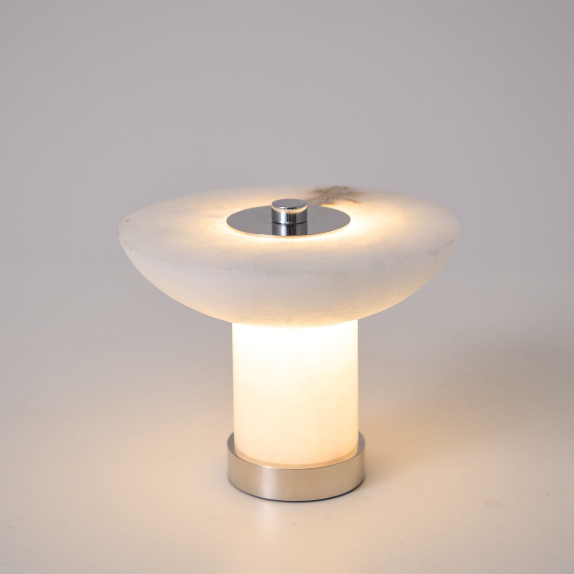 Rechargeable Alabaster LED Table Lamp Cordless