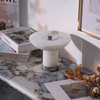 Rechargeable Alabaster LED Table Lamp Cordless