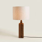 Aisling Sculptural Table Lamp Natural Stone Resin Warm LED Modern Bedside Living Room — Multiple Finishes