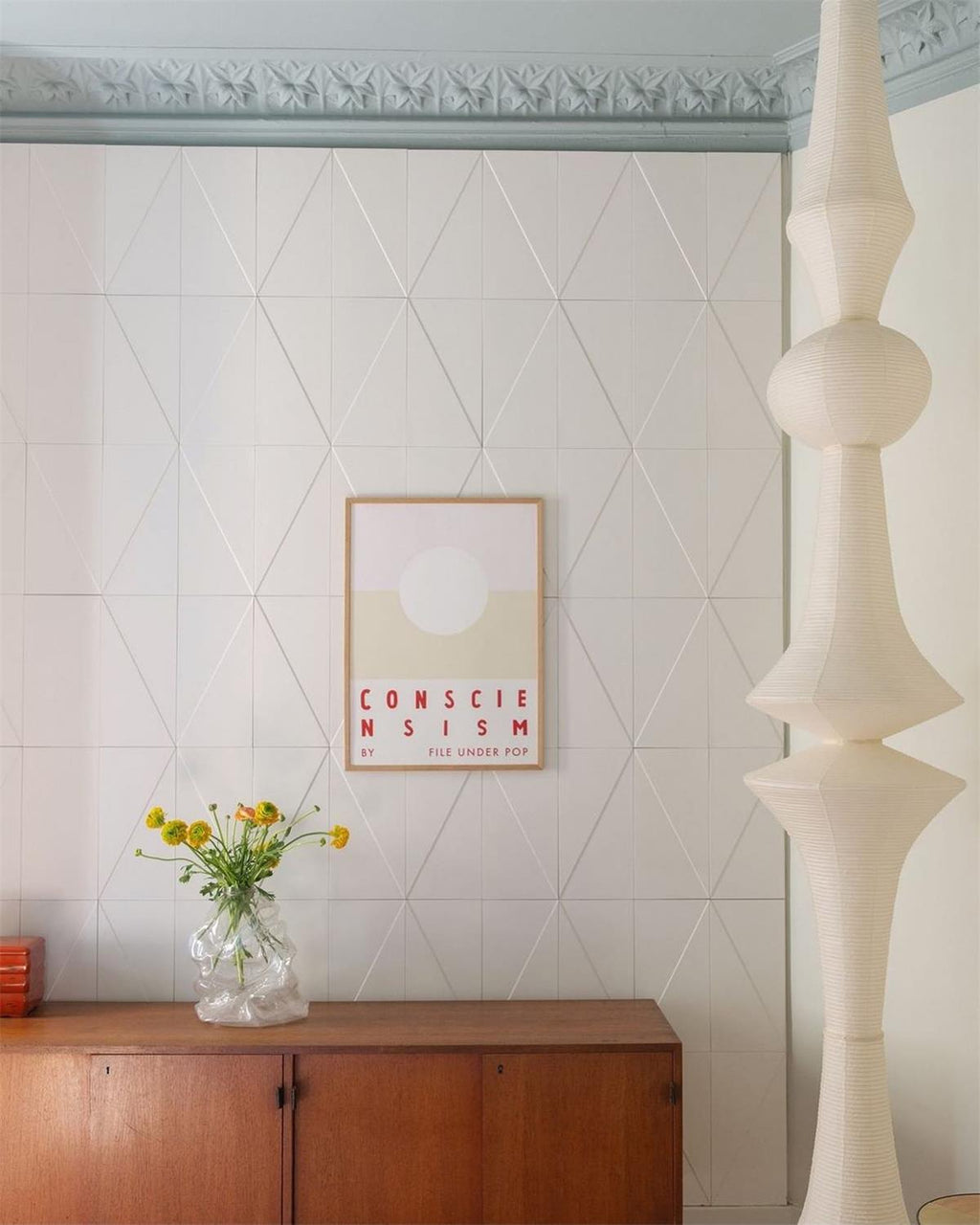 Zyora Sculptural Paper Pendant Lamp