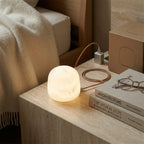 Alabaster Portable Cordless Table Lamp Built-in Battery Rechargeable Warm LED Bedside Outdoor — 3 Colors