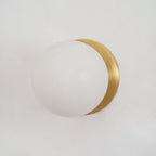Lynq Alabaster Mini Orb Wall Lamp – Elegant Ambient Accent Lighting