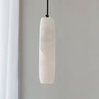 Kvennuvye Flute Modern Minimalist Alabaster Pendant Light