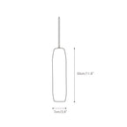 Kvennuvye Flute Modern Minimalist Alabaster Pendant Light