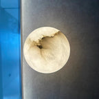 Lynq Alabaster Mini Orb Wall Lamp – Elegant Ambient Accent Lighting