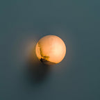 Lynq Alabaster Mini Orb Wall Lamp – Elegant Ambient Accent Lighting