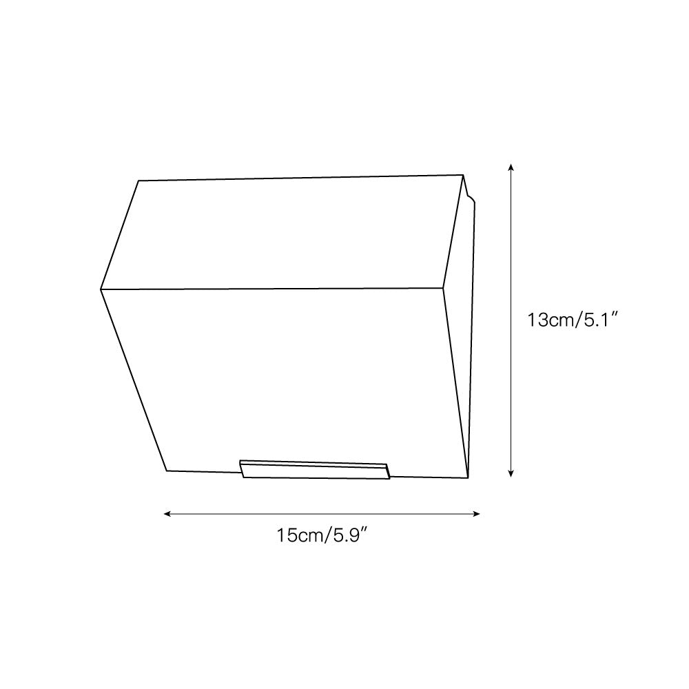Alabaster Staircase Wall Lamp Natural Stone LED Warm White Vertical Stairwell Living Room — 3 Sizes