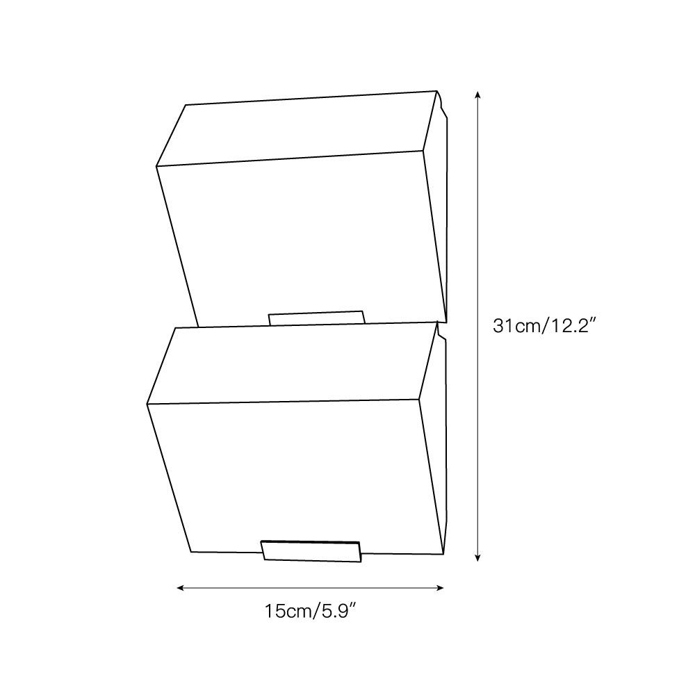 Alabaster Staircase Wall Lamp Natural Stone LED Warm White Vertical Stairwell Living Room — 3 Sizes