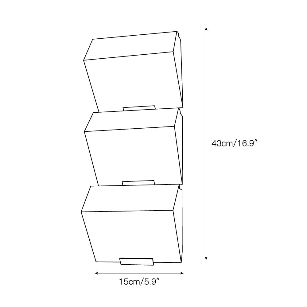 Alabaster Staircase Wall Lamp Natural Stone LED Warm White Vertical Stairwell Living Room — 3 Sizes