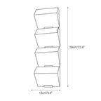 Alabaster Staircase Wall Lamp Natural Stone LED Warm White Vertical Stairwell Living Room — 3 Sizes