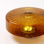 June  Amber Glass  Ceiling Light