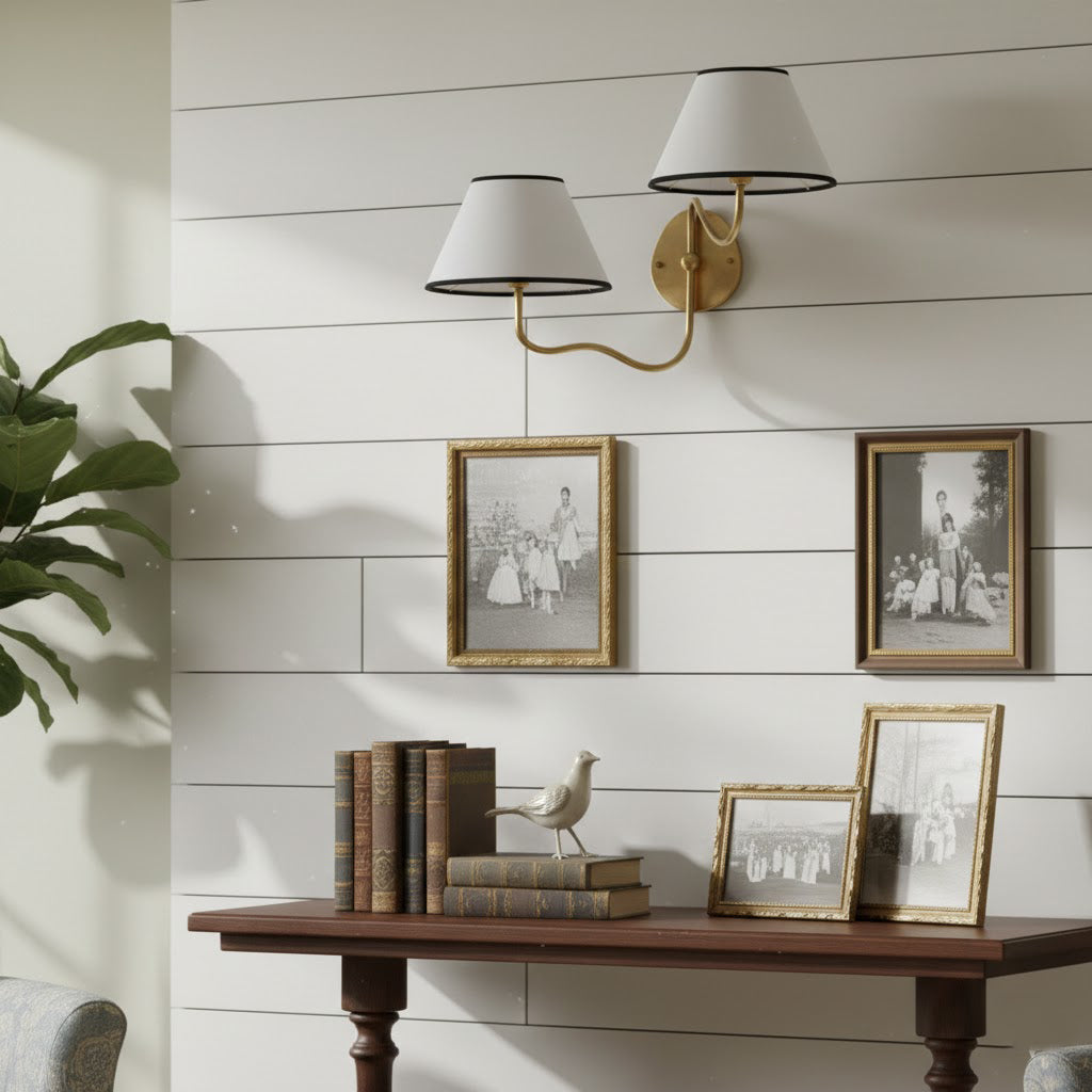 Magdalene Wall Lamp Organic Stone LED Warm Light Bedroom Living Room — Multiple Sizes and Finishes