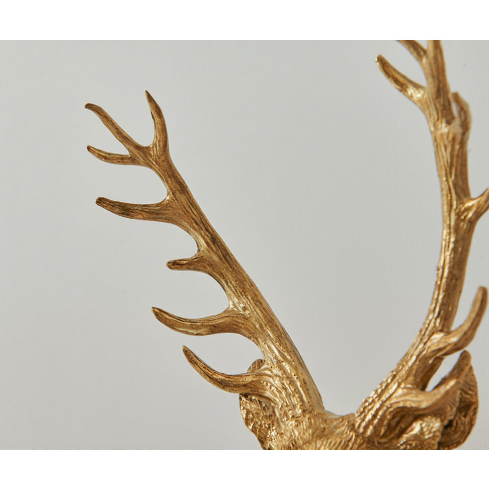 Antler Crystal Wall Lamp Branching Metal LED Warm White Bedroom Living Room — Gold Black
