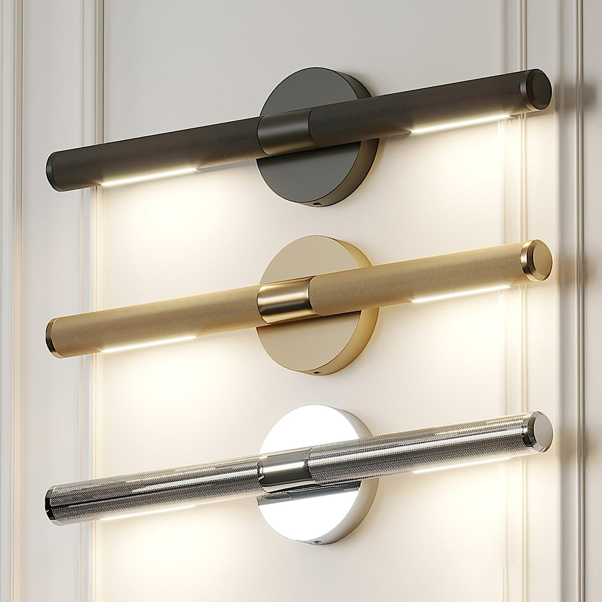 Solvain Modern Brass LED Wall Sconce – Elegant Contemporary Lighting