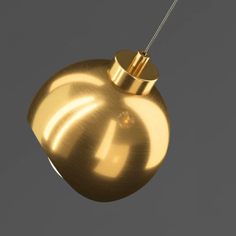Crystal Mini Pendant Light Gold Dome Polished Dining Room Kitchen Island — Black Gold Warm White