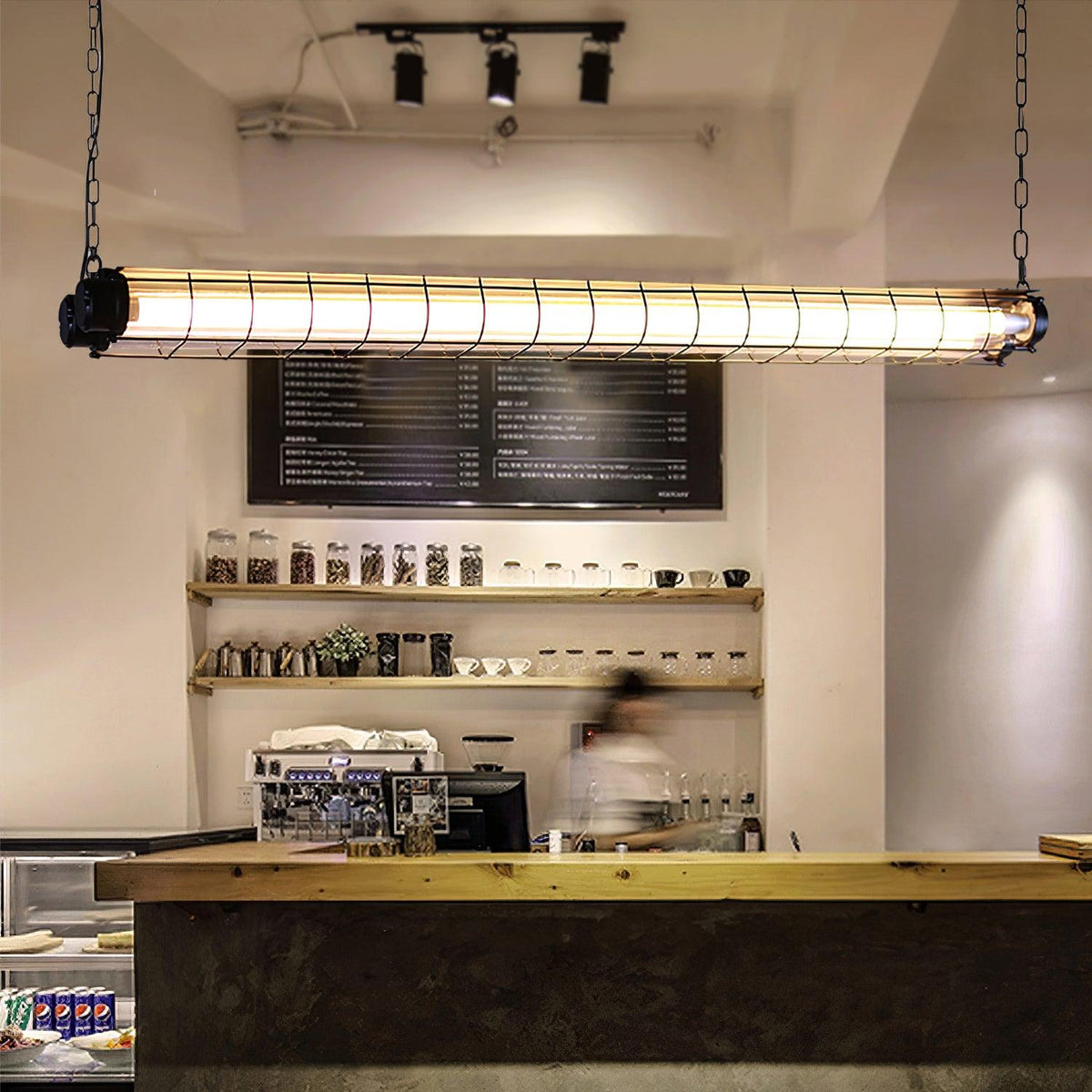 Arsorisra Industrial Linear Pendant Light