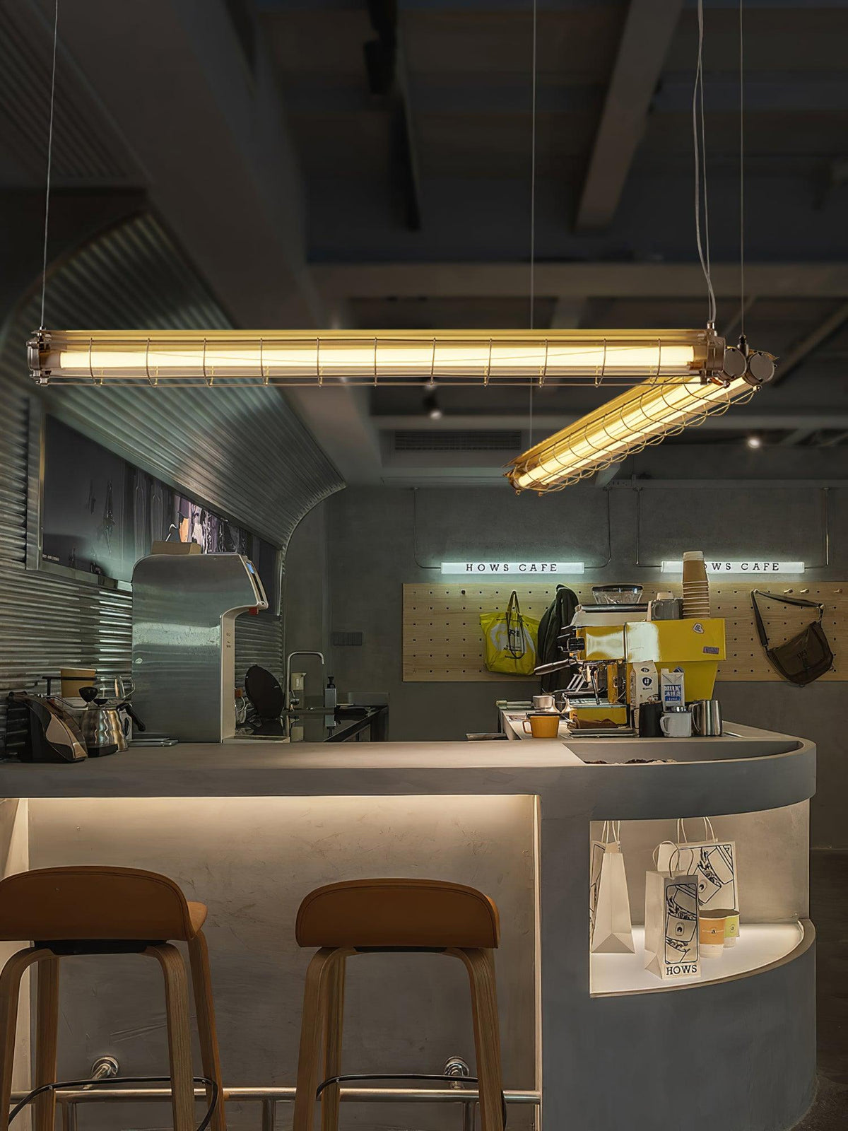 Arsorisra Industrial Linear Pendant Light