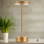 AuraTap Rechargeable Touch LED Desk Lamp Dimmable Bedside Office — Space Gray Silver Gold Black White