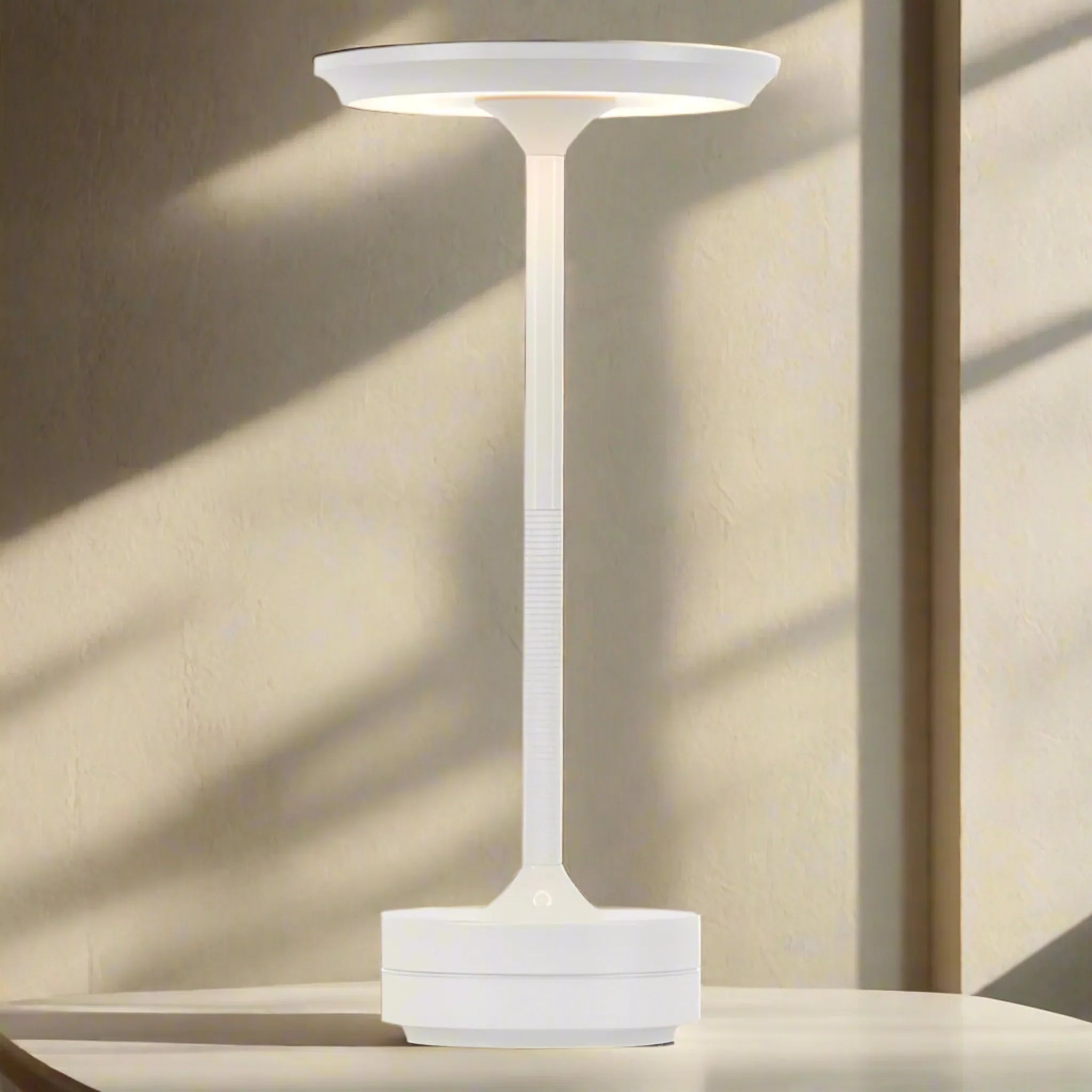 AuraTap Rechargeable Touch LED Desk Lamp Dimmable Bedside Office — Space Gray Silver Gold Black White