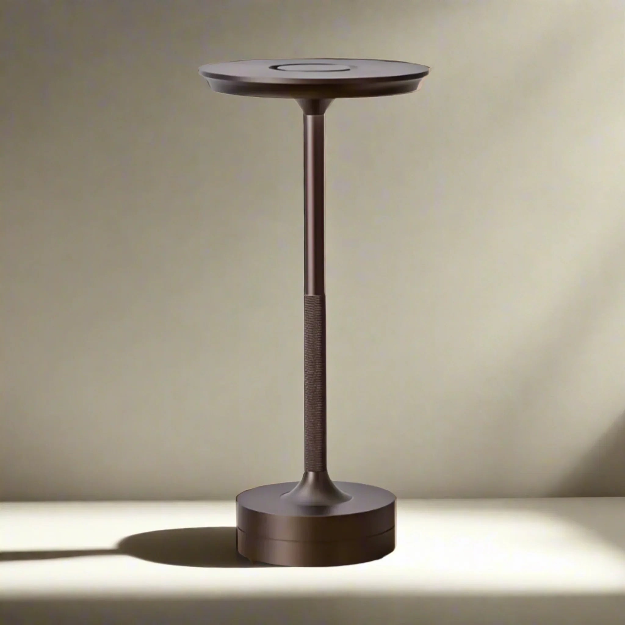 AuraTap rechargeable touch LED desk lamp dimmable bedside office — space gray silver gold black white