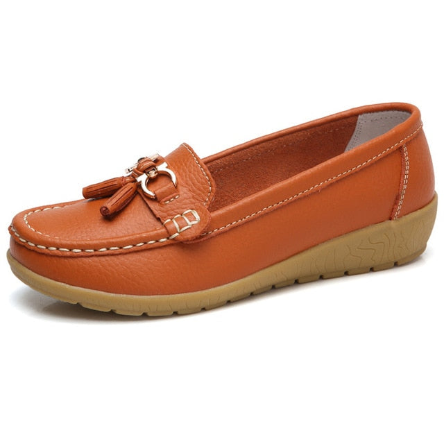 Elina |  Genuine Leather Orthopedic Loafers