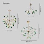 Aria Agate Creative Colourful Chandelier Bedroom/Living Room