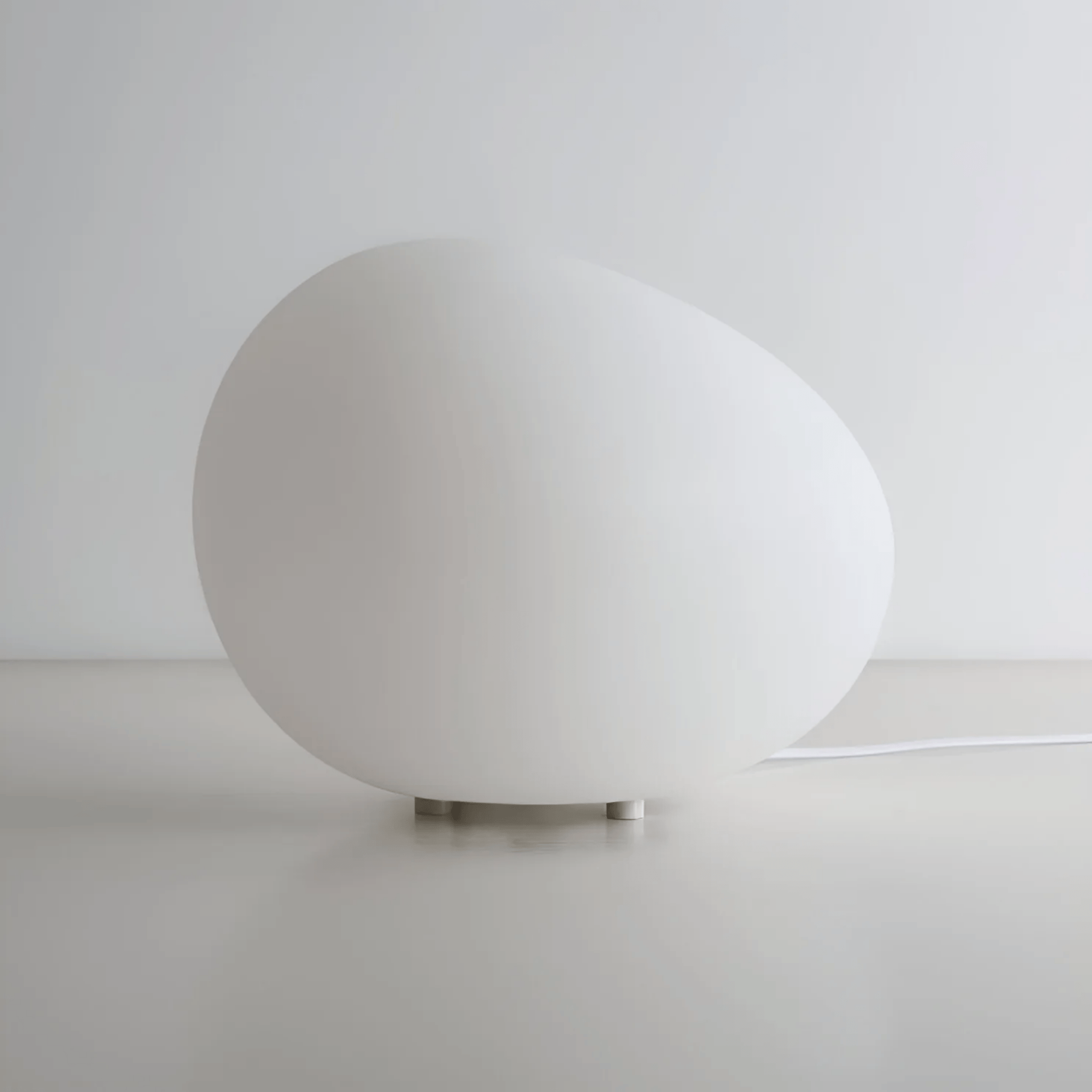 PebbleGlow LED Night Light Minimalist Bedside Lamp Warm White Rechargeable